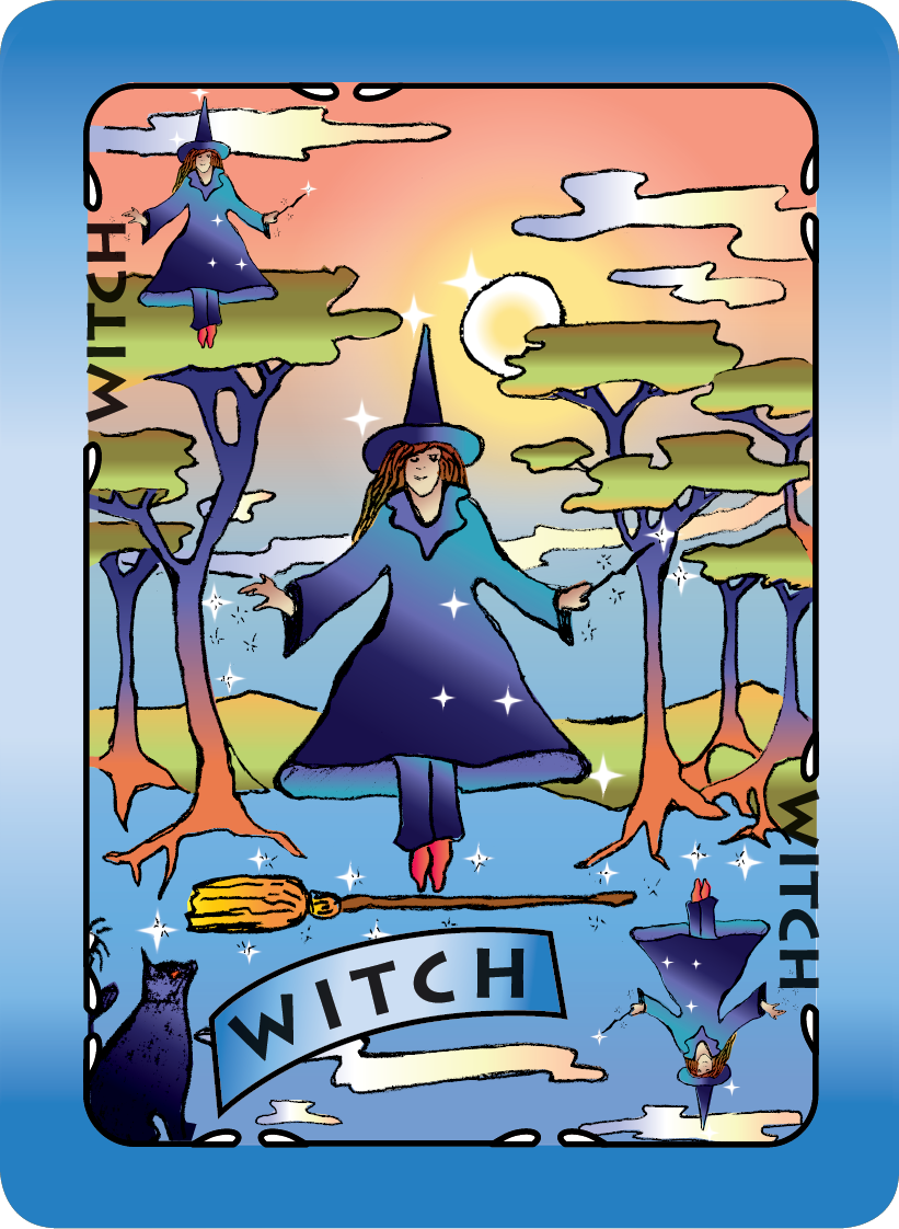Witch card from You Wish! game